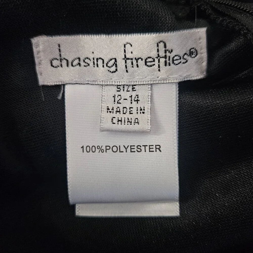 Chasing Fireflies Halloween Black Cat Costume - 12/14 (brand new)